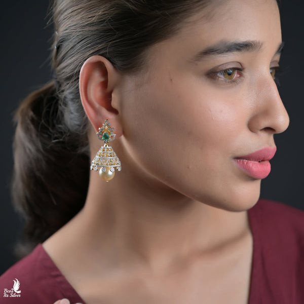 Theia Diamond look Jhumka - 7030