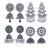 Silver Earrings Combo Set for Women | Pack of 4 Jhumka, Chandbali, Stud, Hoop & Drop Earrings | Lightweight Traditional Ethnic Jewellery for Daily Wear, Office, Party & Wedding